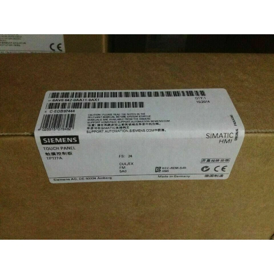 6AV66420AA110AX1 New SIEMENS 6AV6 642-0AA11-0AX1 Simatic TP177A Touch Panel - Image 2 of 2