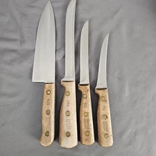 Lot of 4 Chicago Cutlery Knives. 42S, 66S, 61S, 71S