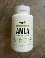 Alevia Amla Superfruit Extract 1000mg Capsules 60 Ct Made in USA Exp 06/2028