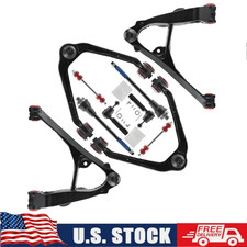 For Silverado Chevy GMC Sierra 1500 Front Upper Lower Control Arms Tie Rods 10Pc