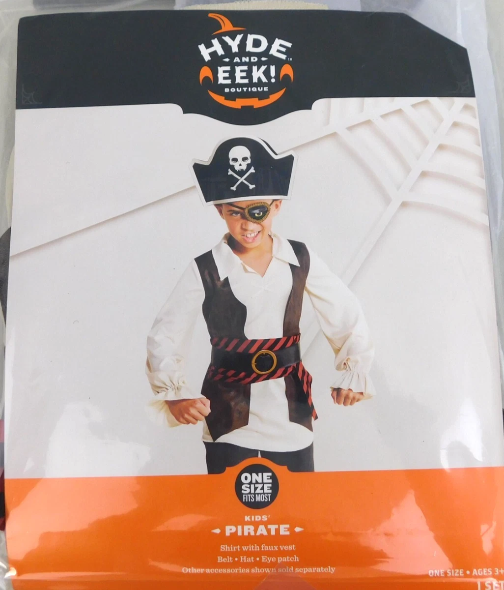 Pack De 12 Accesorios Pirata Con Sombreros, Parches Y Tatuajes Para Fiestas Infantiles
