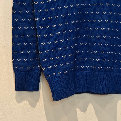 Vintage Polo Ralph Lauren Christmas Jumper Blue/White Boys XL 80-90s Rare - Picture 4 of 7