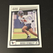 Derek Stingley Jr. Rookie Card. 2022 Score #324. Cool Rookie, Houston Texans