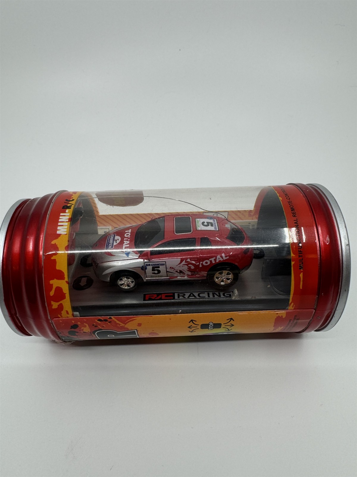 Rc Soda Can Race Car Red New