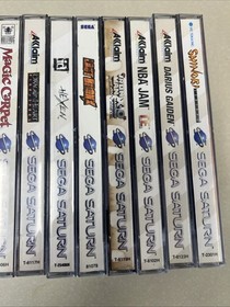 Sega Saturn Game Lot Of 9. Hexen, Shinobi Legions, Last Bronx, Darius Gaiden