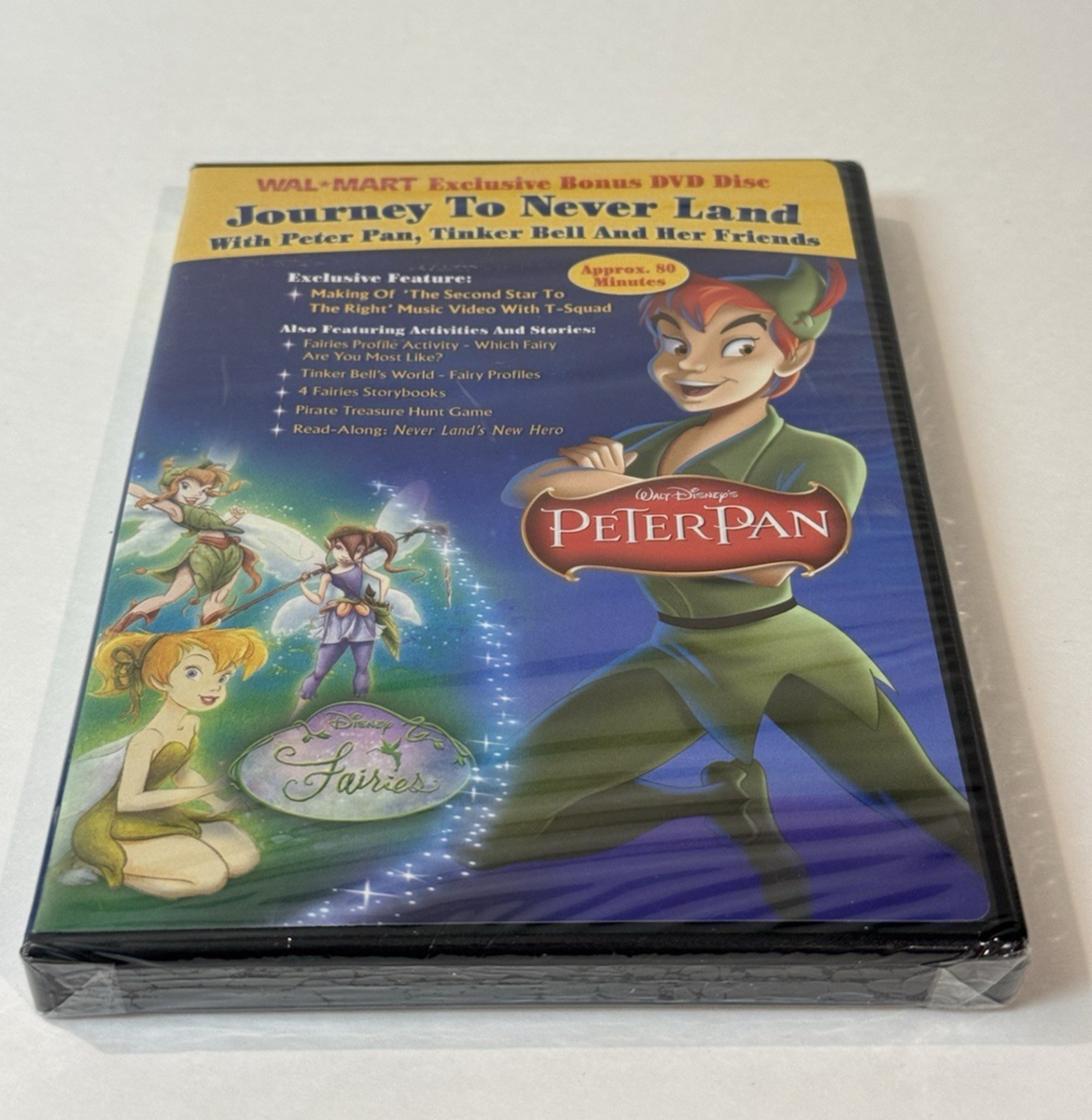 V系★NEVERLAND【SECRET WORLD】通常盤★CD＋DVD Journey to Neverland DVD Walt Disney Walmart Exclusive Peter Pan