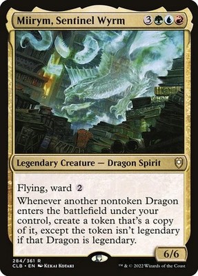 1x MIIRYM, SENTINEL WYRM -  Baldur's Gate - MTG - Magic the Gathering