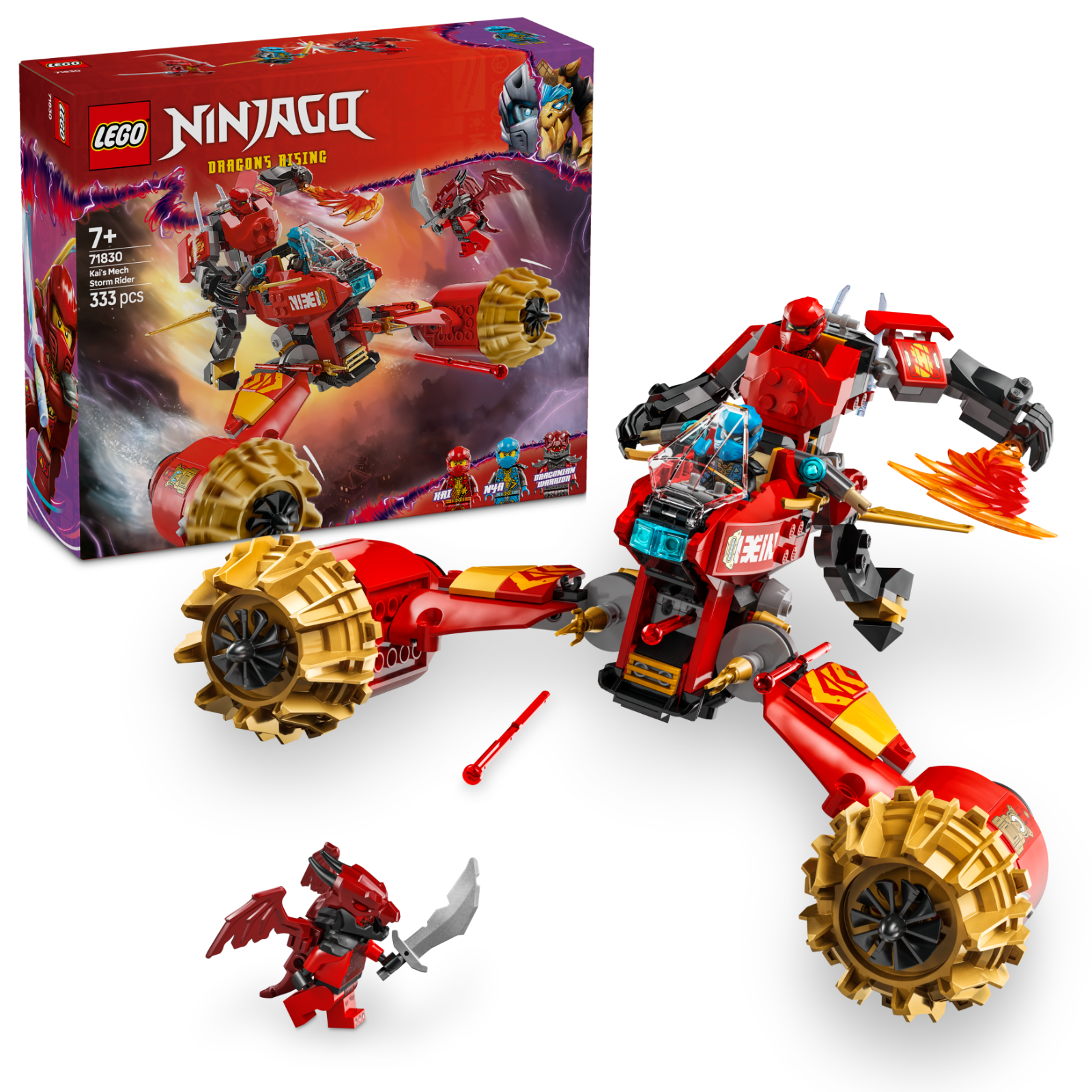 LEGO® NINJAGO® 71830 Kais Sturmreiter-Mech | Neu | OVP - Bild 6