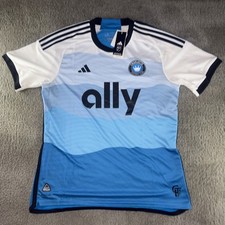 Adidas Charlotte FC 24/25 Home Authentic Jersey Slim Fit Men  s Size XL HZ6175