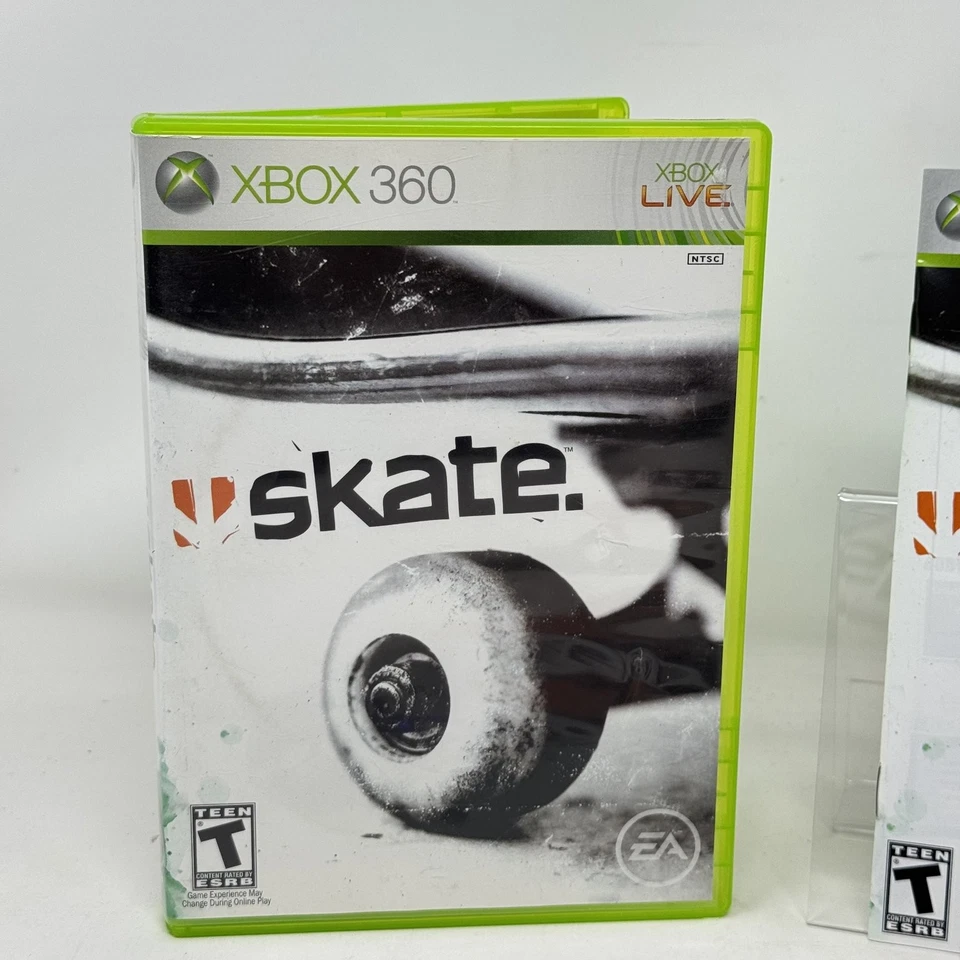 Skate Standard Edition Xbox 360 Video Game Multiplayer EA - CIB - Image 2 of 4