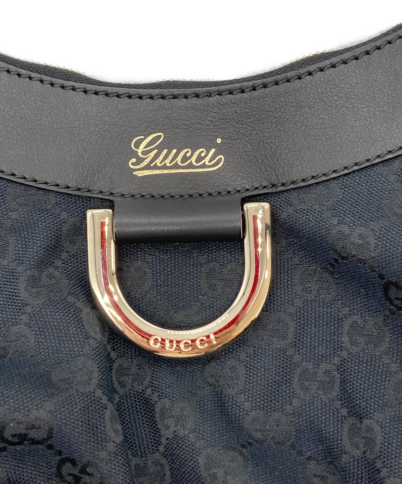 GUCCI Abby One Shoulder Bag Navy GG Leather Italy Model 190525 SN2595 thumbnail 21