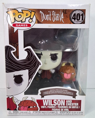 Funko Pop! Games - Wilson And Chester - 401 - Don´t Starve - Vinyl Figure (OVP)