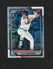 2024 Bowman Draft Travis Bazzana Chrome Refractor BDC-1 - Cleveland Guardians