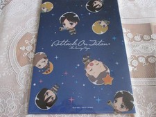 Attack on Titan Planetarium Clear Files Set 2 Eren Mikasa Armin Jean Connie New