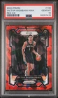 2023-24 PANINI PRIZM #136 ROOKIE PRIZMS VICTOR WEMBANYAMA RED ICE PSA 10