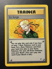 LT. SURGE 101/132 GYM HEROES Unlimited Rare Pokemon LP on eBay