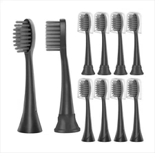 10x Toothbrush Heads compatible with BRÜUSH / BRUUSH Electric Toothbrush