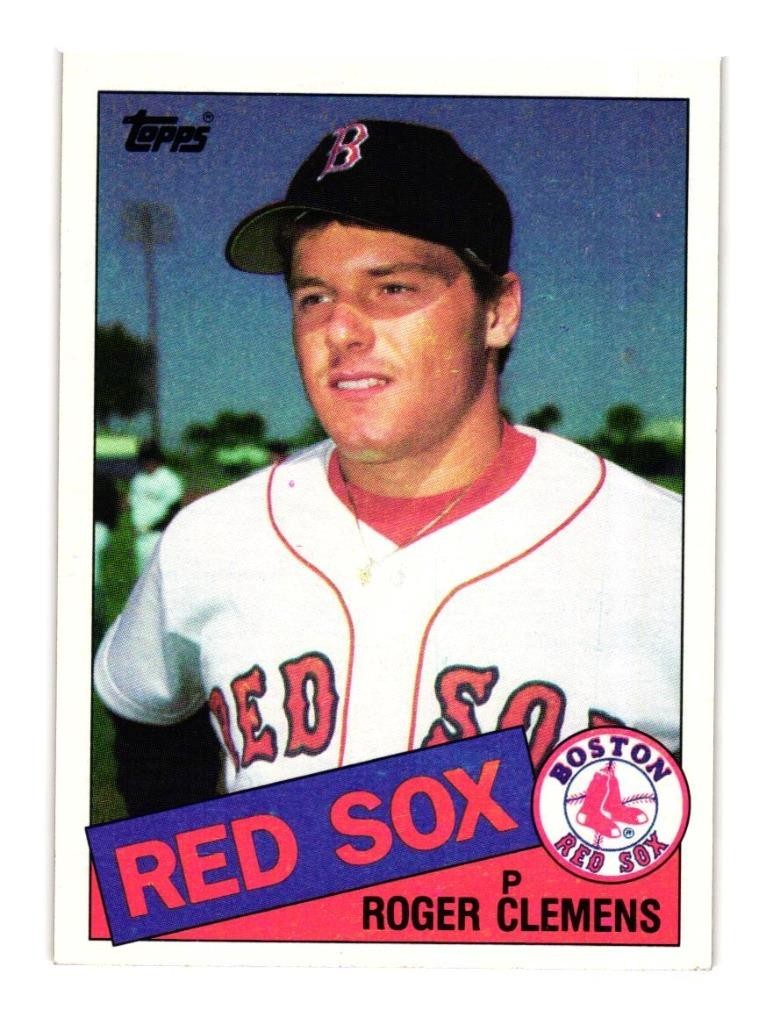 1985 Topps Rookie - Roger Clemens (#181)  Boston Red Sox