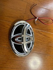 Toyota 5d Led Emblem Replaceable 11.0cm X 7.5cm Front Rear Light Emblem Blue