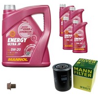 MANN-FILTER Inspektionspakete Mannol 9 L Energy 5W-20 FüR Nissan Patrol Gr Iv