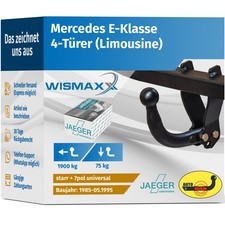 AutoHak Anhängerkupplung starr für Mercedes Limousine 85-95 7pol Esatz W124