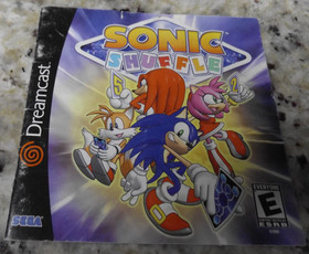 Sonic Shuffle Sega Dreamcast "NOT FOR RESALE" MANUAL, GAME CD, CASE SEE PICTURES