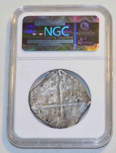 1574-1622 SAO JOSE SHIPWRECK Cob 8 Reales Potosi Bolivia NGC Certified