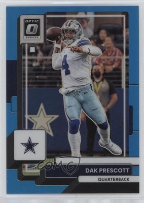 2022 Panini Donruss Optic Aqua Prizm /299 Dak Prescott #51 0b4t