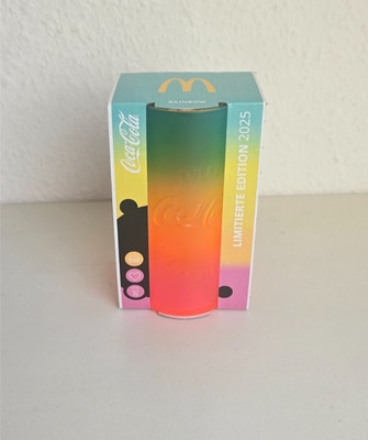 Coca Cola Glas Regenbogen 2025 Österreich | Regenbogenglas Mc Donalds Neu 