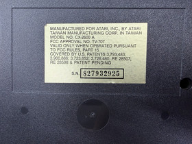 Atari 2600 Darth Vader CX-2600A Console Lot of 8 Games Pac-Man Asteroids Frogger