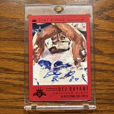 2015 Panini Gridiron Kings Dez Bryant “X” Stat Kings Red Auto /25 Cowboys