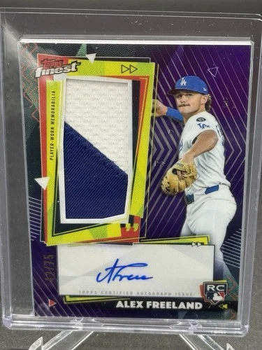 2026 Topps Finest Alex Freeland Purple (RAW)