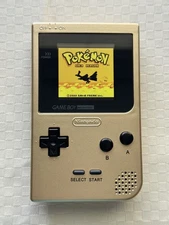 Nintendo Game Boy Pocket Gold IPS Screen Excellent Working Condition - No Games