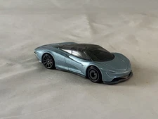 Hot Wheels McLaren Speedtail 2020 HW Exotics Silver 10SPs ADs