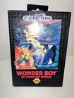 Wonder Boy in Monster World Sega Genesis Box Case w/Hang Tab only VTG