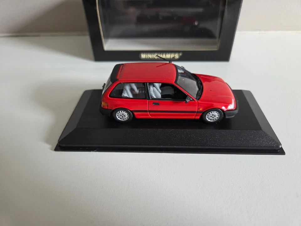 Minichamps 1/43 Honda Civic - Rosso - 1990 - 400161501 - Immagine 3 di 4
