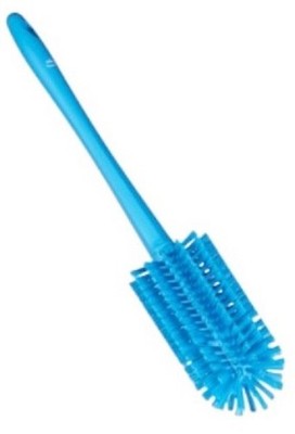 VIKAN 5382803 One piece Pipe Brush, 16'' Long, 3.1'' Round - Medium, Blue