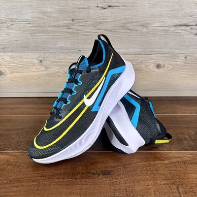 Nike Zoom Fly 4 Mens Size 11 Black White Chlorine Blue CT2392 003