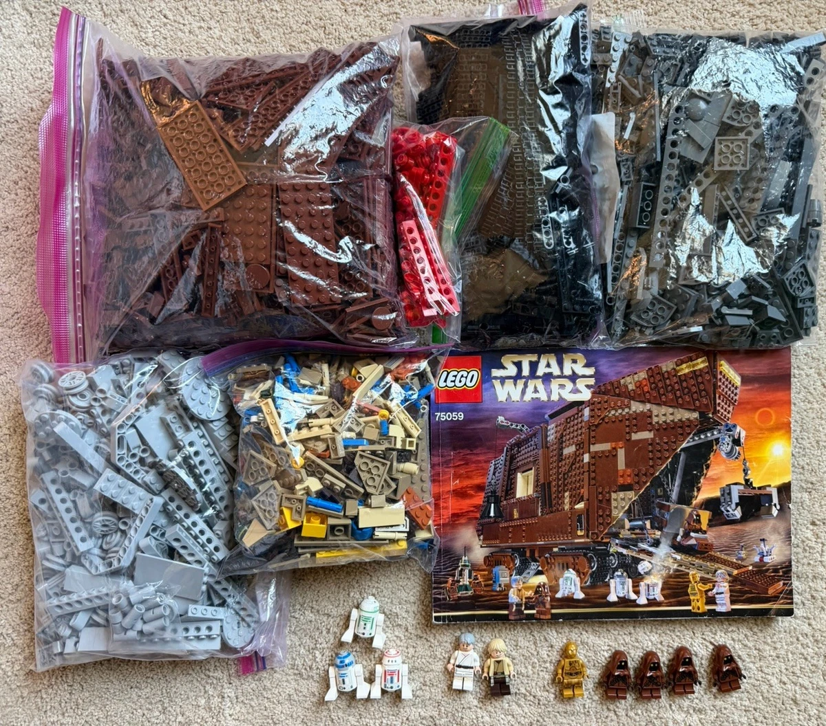 Jawa Sandcrawler Star Wars LEGO (R) Complete Sets & Packs for sale