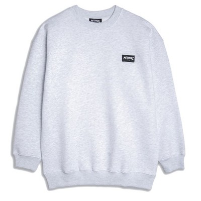 Method Label Crew Sweatshirt - Heather Grey