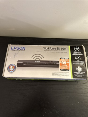 #ad WorkForce ES 60W Wireless Portable Document Scanner *Opened Box $100.00