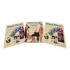 1993 Sheet Music Magazine Bundle Lot of 3 Vintage Issues