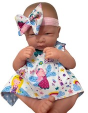 New 15-17” Dolls clothes Dress Headband Little Annabell Baby Born Tiny Treasures