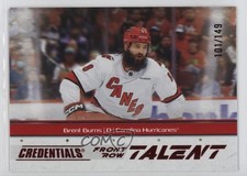 2024 Upper Deck Credentials Front Row Talent Red /149 Brent Burns #FRT-BB 0nr3