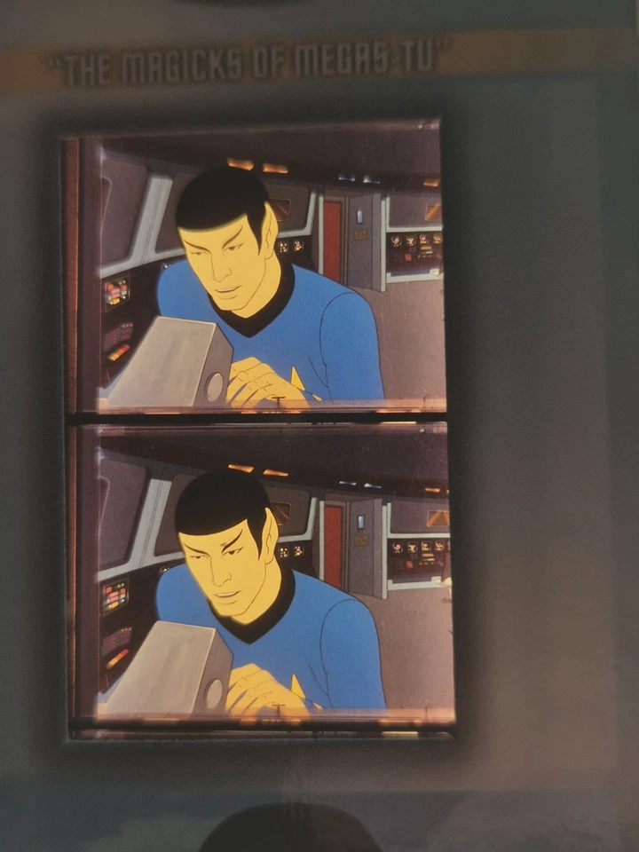 Star Trek The Complete Animated Adventures Micro-Cels MC8 The Magicks of Megas  - Image 2 of 3