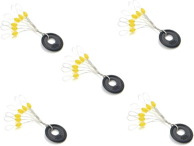 300/600 Stück Gummi Angeln Bobber Stopper,6 in 1 Float Sinker Stopps,3 Größen Sc