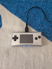 Nintendo Game Boy micro Silver Handheld System (Advance platform, like GBA SP)