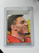 2022 SAGE Artistry Silver Border #110 Drake London