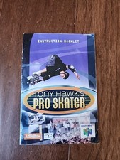 Tony Hawk's Pro Skater- N64- INSTRUCTION BOOKLET MANUAL ONLY - NO GAME