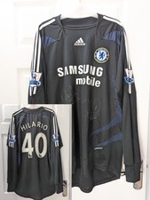 Match Worn / Issued Chelsea GK Football Shirt 2007/08. Hilario #40. Mens Large.